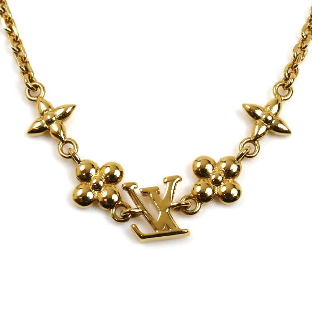 LOUIS VUITTON Gold Necklace - Picture 3 of 7